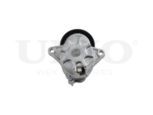 Drive belt tensioner with pulley photo