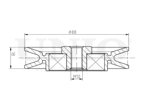 Drive belt tensioner pulley photo