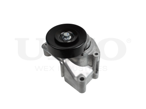 Drive belt tensioner with pulley photo