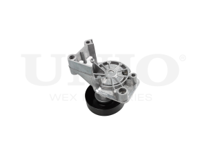 Drive belt tensioner with pulley photo