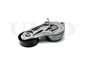 Drive belt tensioner with pulley photo
