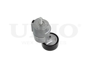 Drive belt tensioner with pulley photo