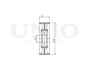 Ролик направляющий приводного ремня photo
