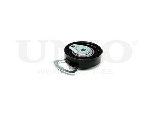 Drive belt tensioner with pulley photo