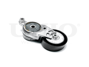 Drive belt tensioner with pulley photo