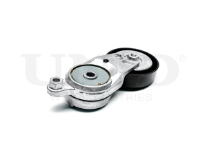 Drive belt tensioner with pulley photo