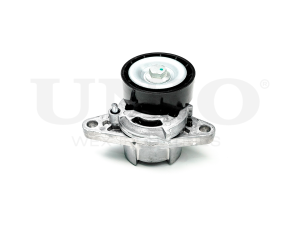 Drive belt tensioner with pulley photo