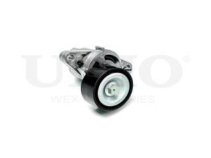 Drive belt tensioner with pulley photo