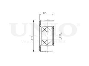 Drive belt tensioner pulley photo