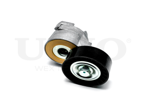 Drive belt tensioner with pulley photo
