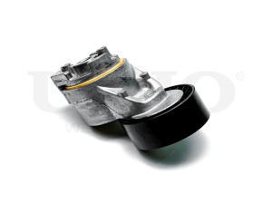 Drive belt tensioner with pulley photo