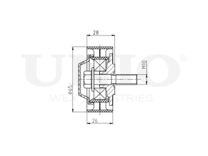Drive belt idler pulley photo