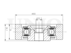 Ролик направляющий приводного ремня photo