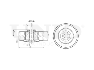 Drive belt idler pulley photo