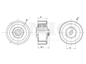 Drive belt tensioner pulley photo