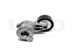 Drive belt tensioner with pulley photo