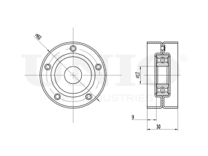 Drive belt tensioner pulley photo