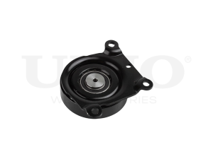 Drive belt tensioner with pulley photo