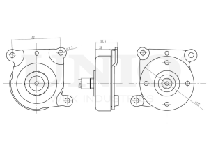 Drive belt tensioner with pulley photo