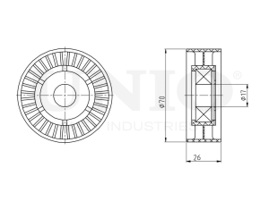 Drive belt tensioner pulley photo