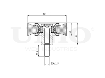 картинка Ролик обводной приводного ремня от UNIO