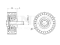 Drive belt idler pulley thumb