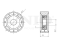 Drive belt tensioner pulley thumb