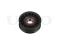 Drive belt tensioner pulley thumb