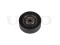 Drive belt idler pulley thumb