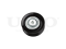 Drive belt idler pulley thumb