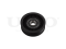 Drive belt idler pulley thumb