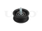 Drive belt tensioner pulley thumb