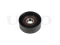 Drive belt tensioner pulley thumb