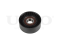 Drive belt tensioner pulley thumb