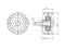 Timing belt idler pulley thumb