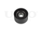 Drive belt idler pulley thumb