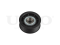 Drive belt idler pulley thumb