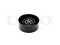 Drive belt tensioner pulley thumb