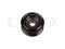 Drive belt tensioner pulley thumb
