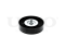 Drive belt idler pulley thumb