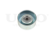 Drive belt idler pulley thumb