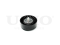 Drive belt idler pulley thumb