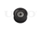 Drive belt tensioner with pulley thumb
