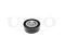 Drive belt idler pulley thumb
