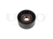 Drive belt idler pulley thumb