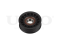 Drive belt tensioner pulley thumb