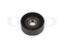 Drive belt tensioner pulley thumb