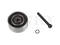 Drive belt tensioner pulley thumb