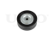Drive belt idler pulley thumb
