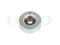 Drive belt tensioner pulley thumb